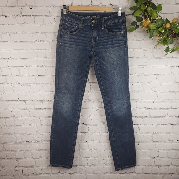 AMERICAN EAGLE Super Stretch Skinny Jeans Size 2 - Picture 1 of 9